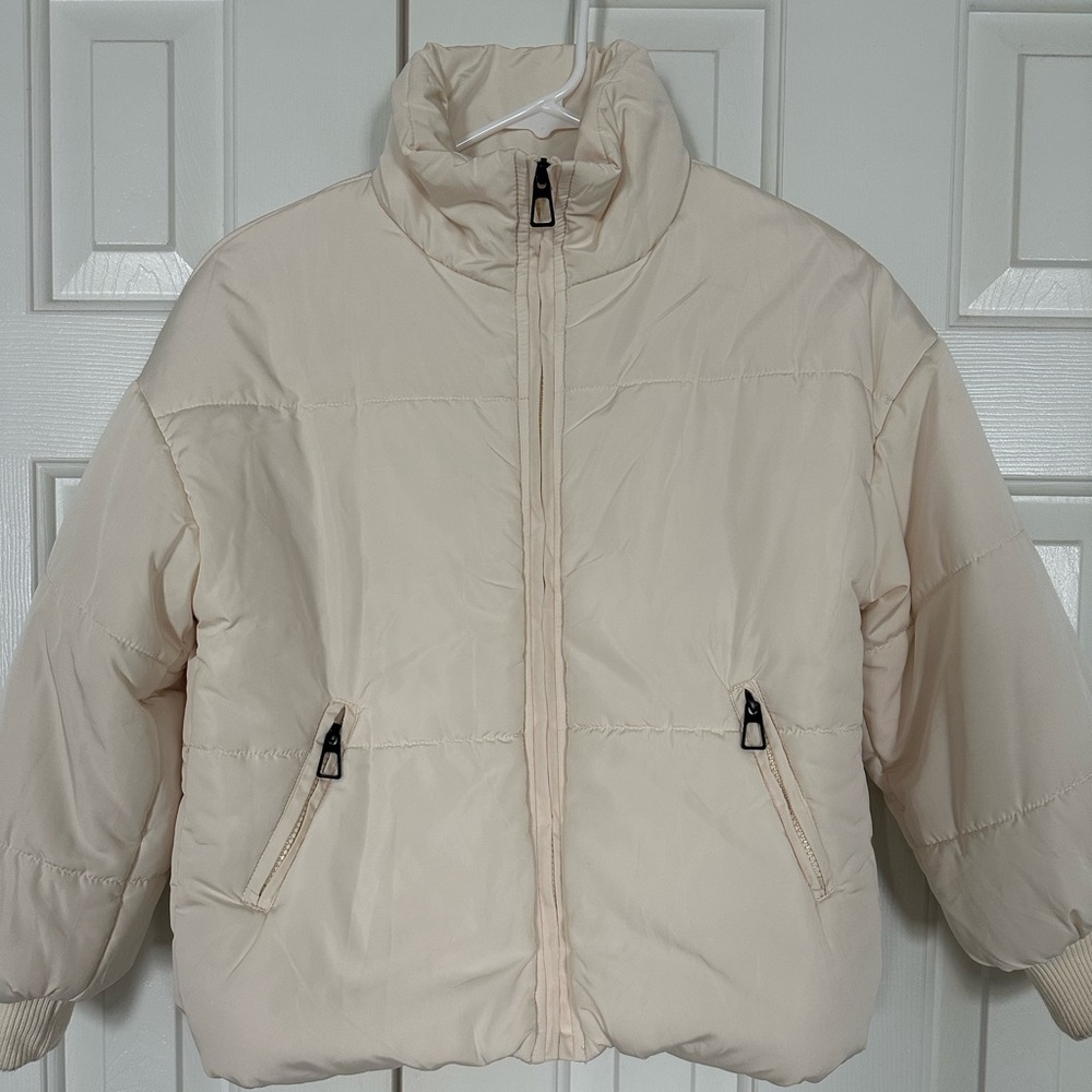 Cream Puffer Jacket